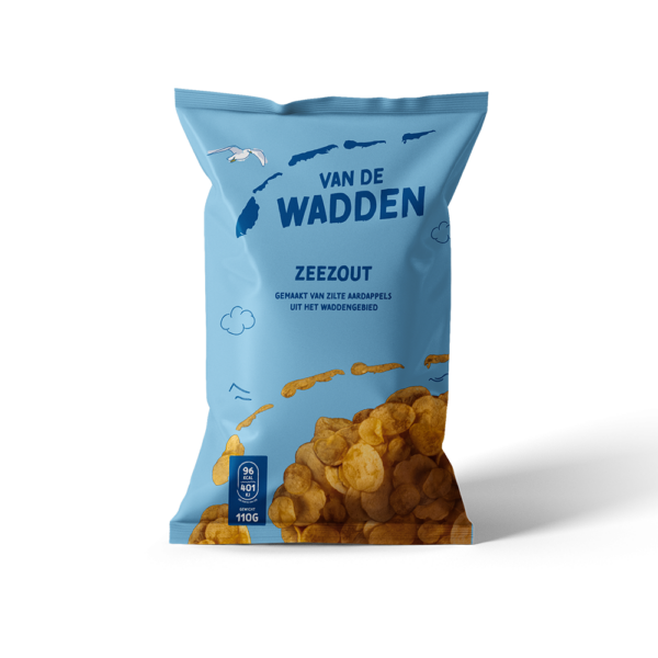 Van de Wadden chips zeezout